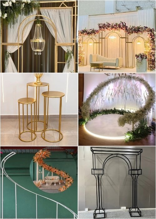 Wedding Iron Pillar and Frames